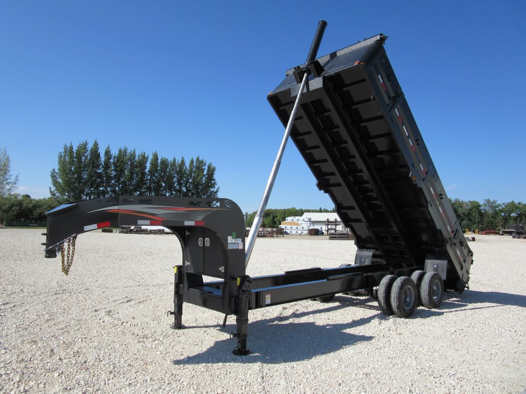 Post Hoist Dump Trailer